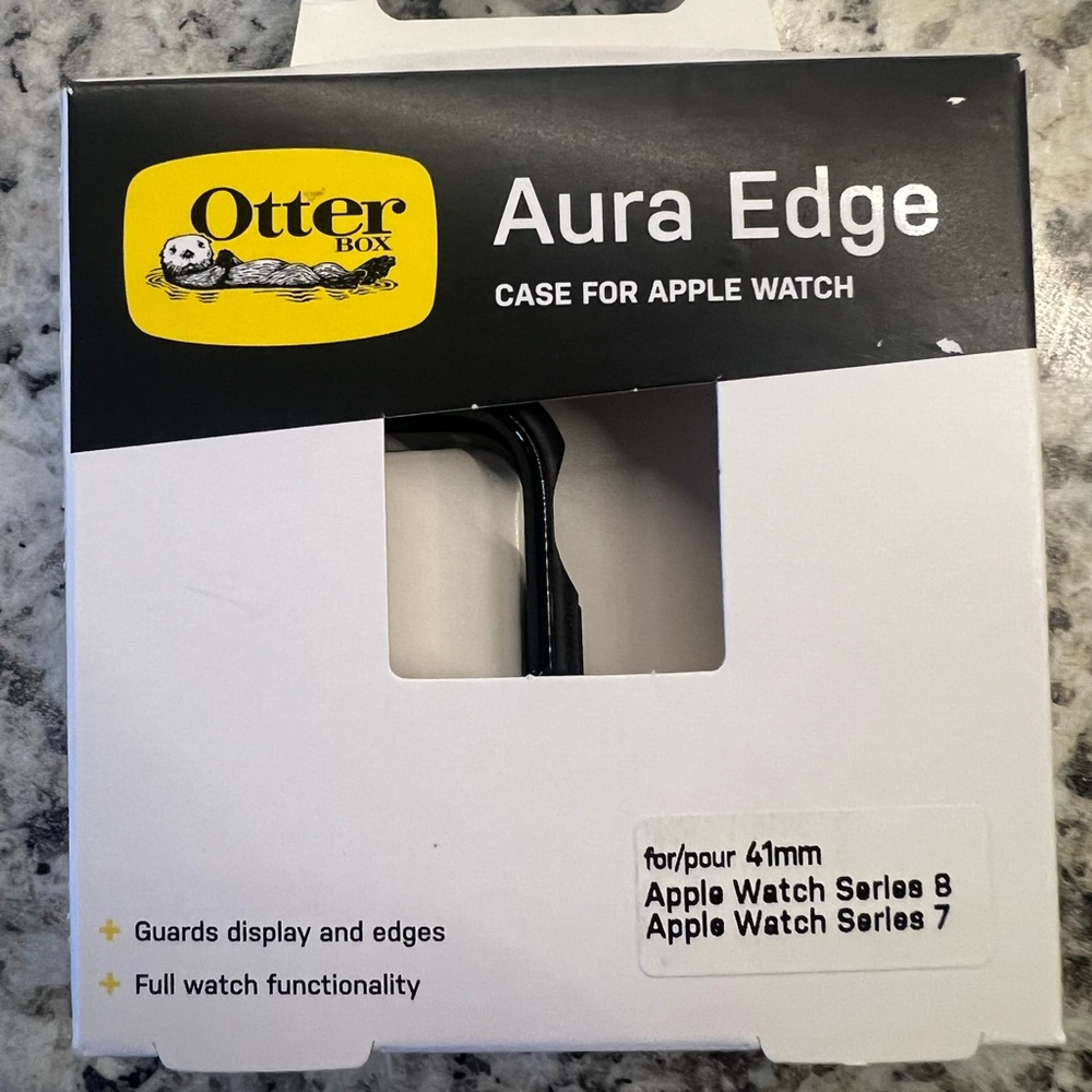 OtterBox Aura Edge Case for Apple Watch Series 9/8/7 - 41 MM - Black